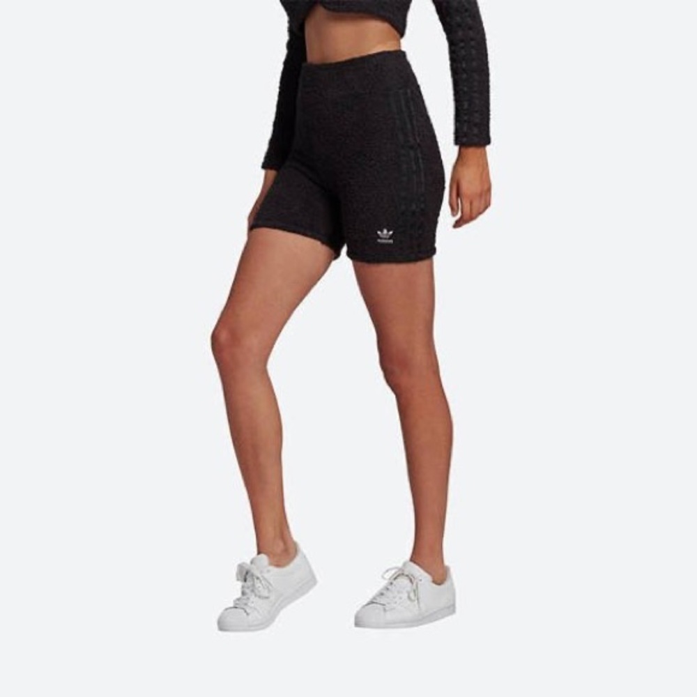 Adidas Relaxed Risque Fluffy Knit Loungewear Shorts